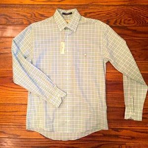 NEW Cotton Brothers Green Plaid Sport Shirt